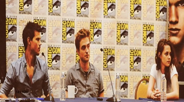 Kristen Stewart and Robert Pattinson at Comic-Con 2012