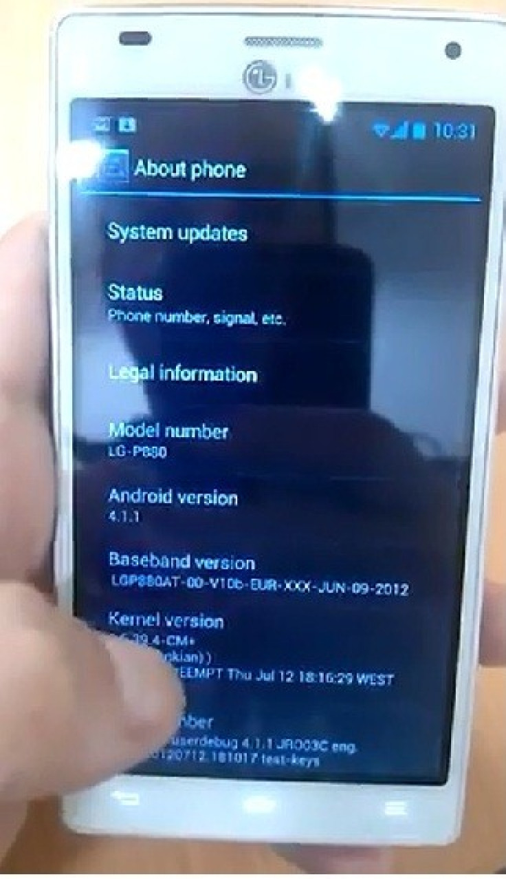 One of the CyanogenMod developers Ricardo Cerqueira has posted a video of an early CM10 ROM running on an LG smartphone.