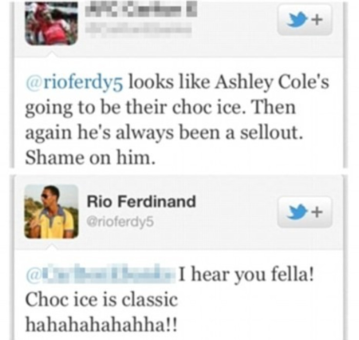 Rio Ferdinand tweet