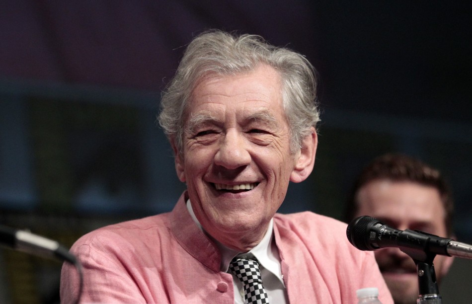 McKellen smiles during a panel for quotThe Hobbit An Unexpected Journeyquot during Comic Con International convention in San Diego