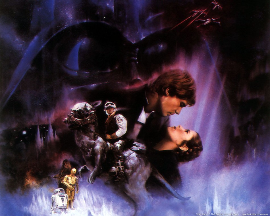 Star Wars 1977, The Empire Strikes Back 1980, Return of the Jedi 1983