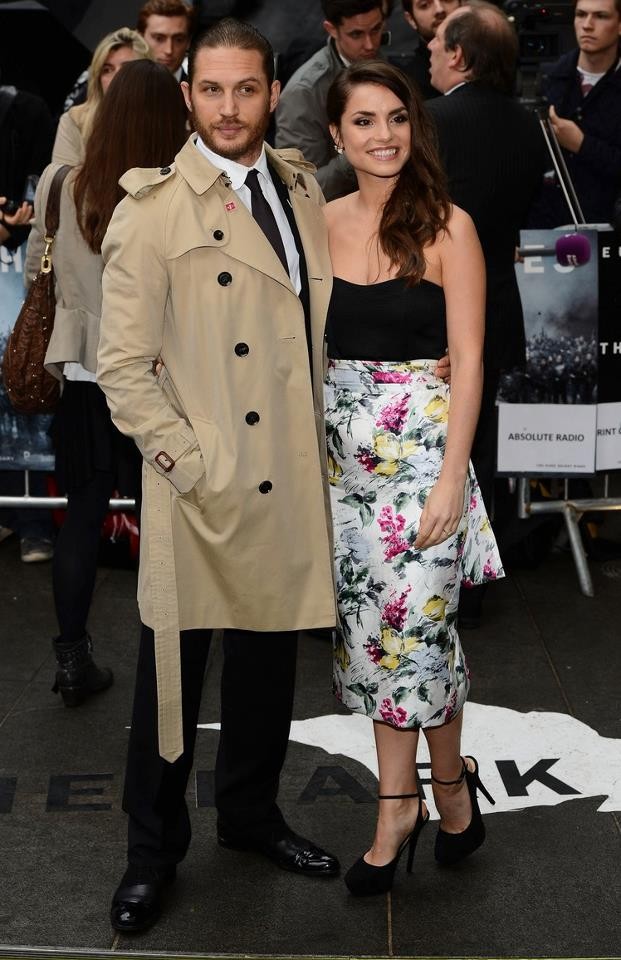 Tom Hardy and Charlotte Riley