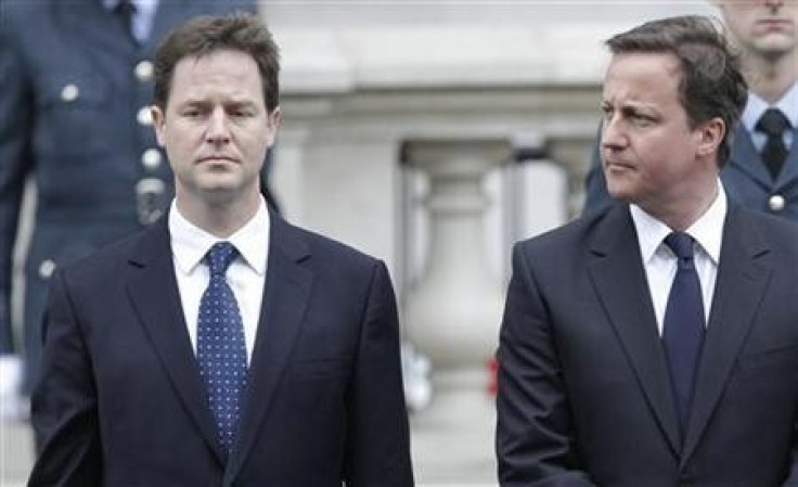 Public confidence in the unity of the coalition Government has fallen since last year (Reuters)