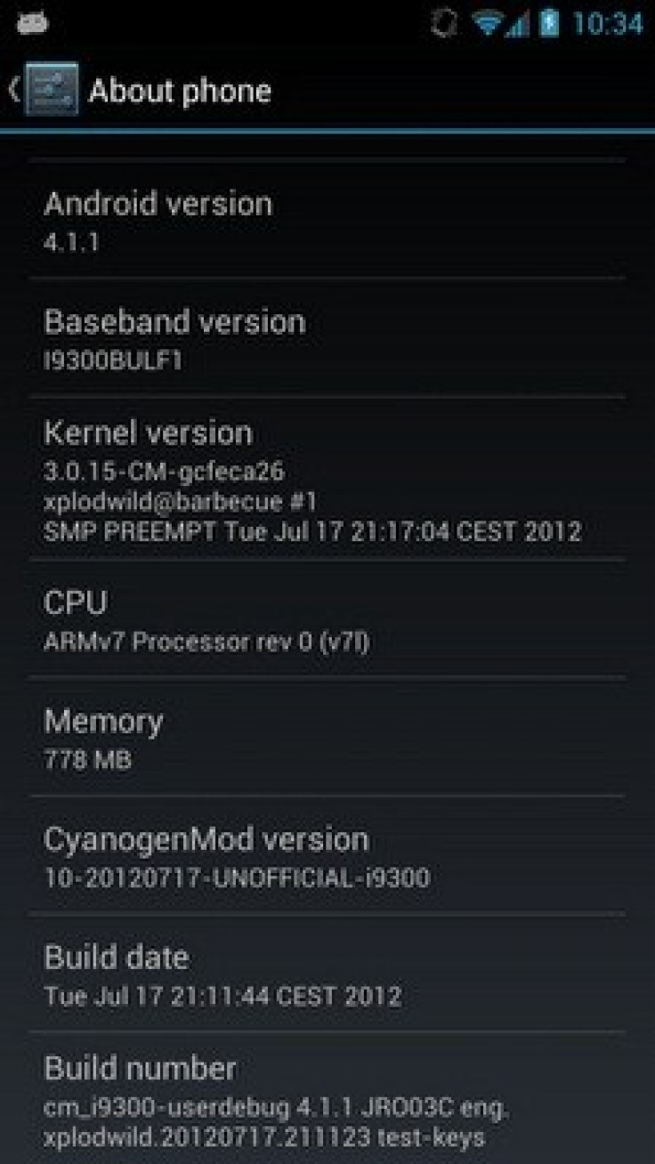Android 4.1 Jelly Bean with CyanogenMod 10 for Samsung Galaxy S3 [How to install]