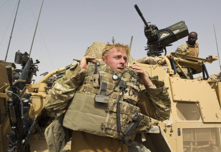 British soldier in Afghanistan