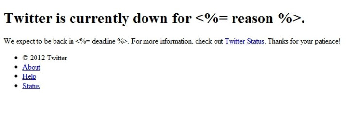 Twitter Outage