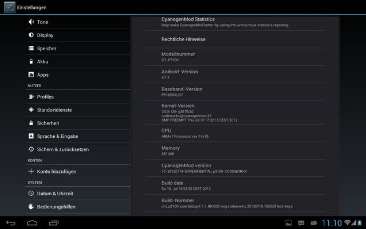 How to Install CM10 Based On Android 4.1 Jelly Bean for Samsung Galaxy Tab 2 7.0 [Guide]