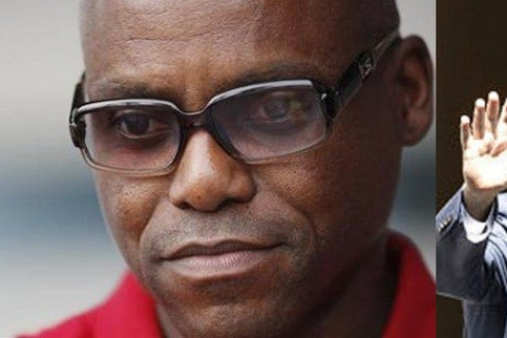 Olympic gold medalist Carl Lewis (left) US Republican presidential nominee Mitt Romney (Reuters)