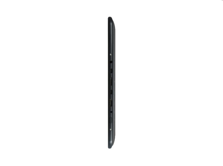 View from the side: the Kogan Agora Android 4.0 ICS tablet is 12mm thick