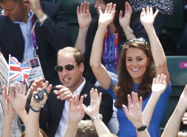 Prince William, Kate Middleton, Prince Harry Sports and Cheering Moments SLIDESHOW