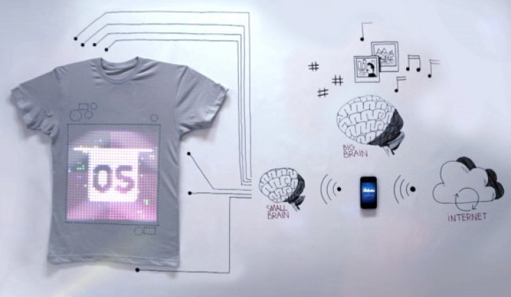 tShirtOS: World’s First Programmable T-Shirt with Embedded Display and Camera [VIDEO]