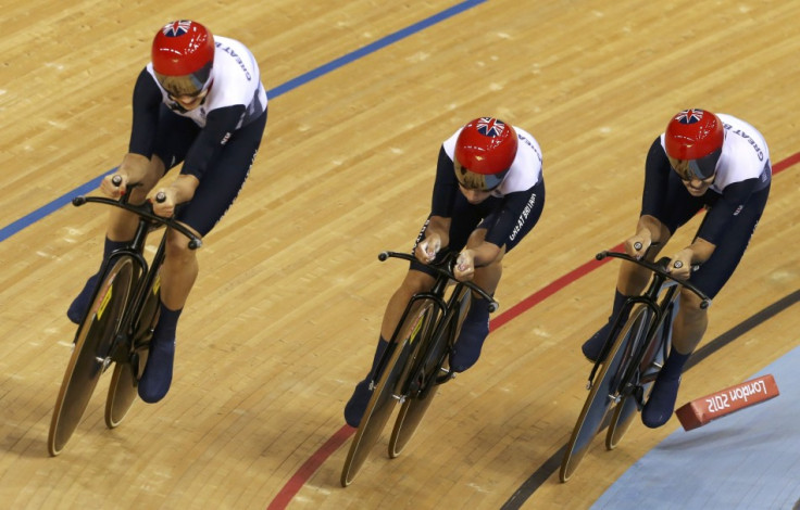 Danielle King, Laura Trott and Joanna Rowsell