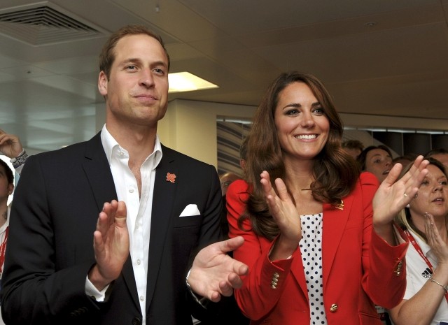 Kate Middleton and Prince William at London 2012