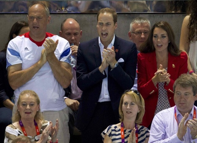 Kate Middleton and Prince William at London 2012