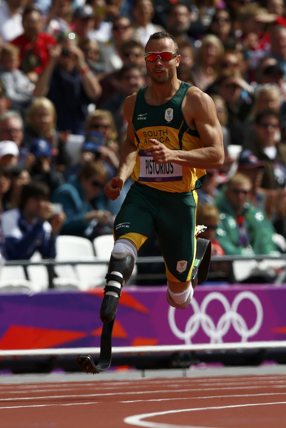 London Olympics 2012: Blade Runner Oscar Pistorius In Men's 400m Semi Final