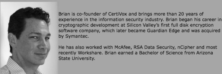 Brian Spector, CEO of CertiVox