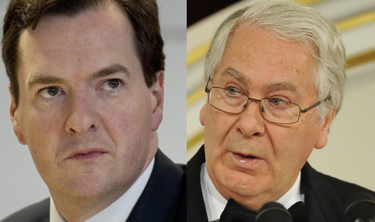 George Osborne Mervyn King