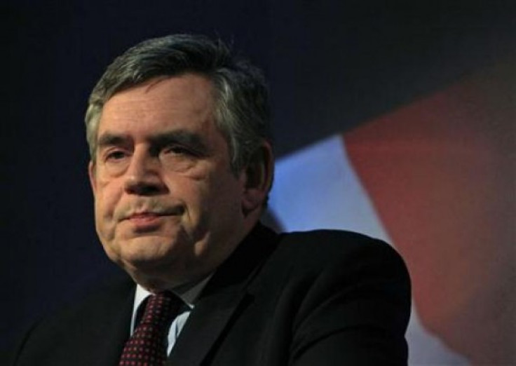 Britain&#039;s Prime Minister Gordon Brown