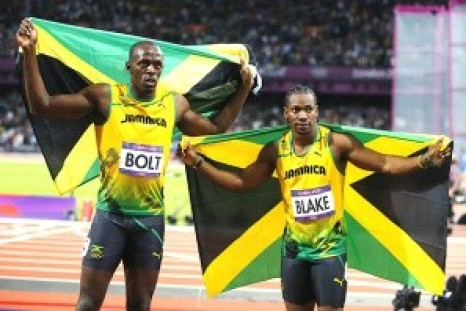 Either Usain Bolt (left) or Yohan Blake (right) are expected to take gold in tonight's 200m final