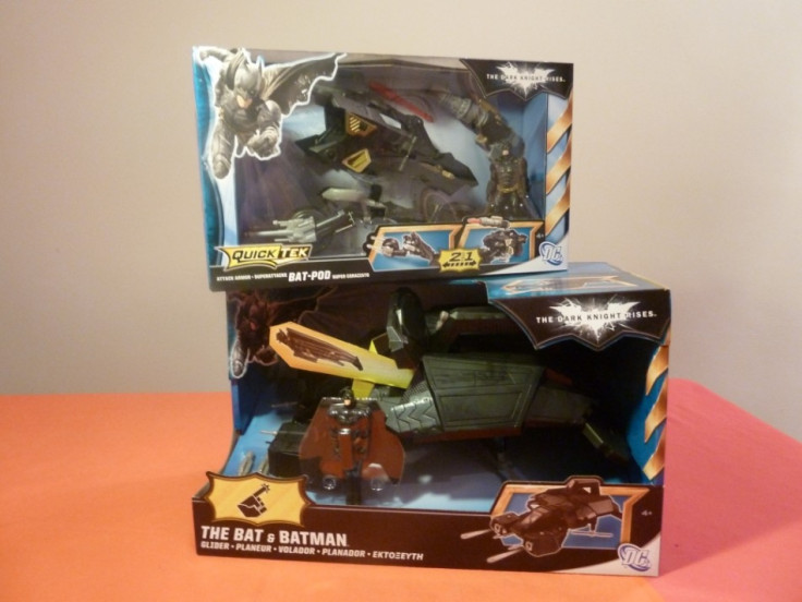 The Dark Knight Rises Toy Reviews Attack Armour Bat-Pod and The Bat boxes