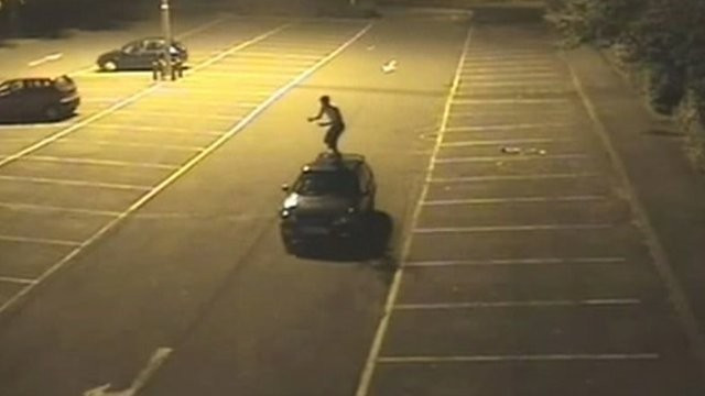 Car surfing