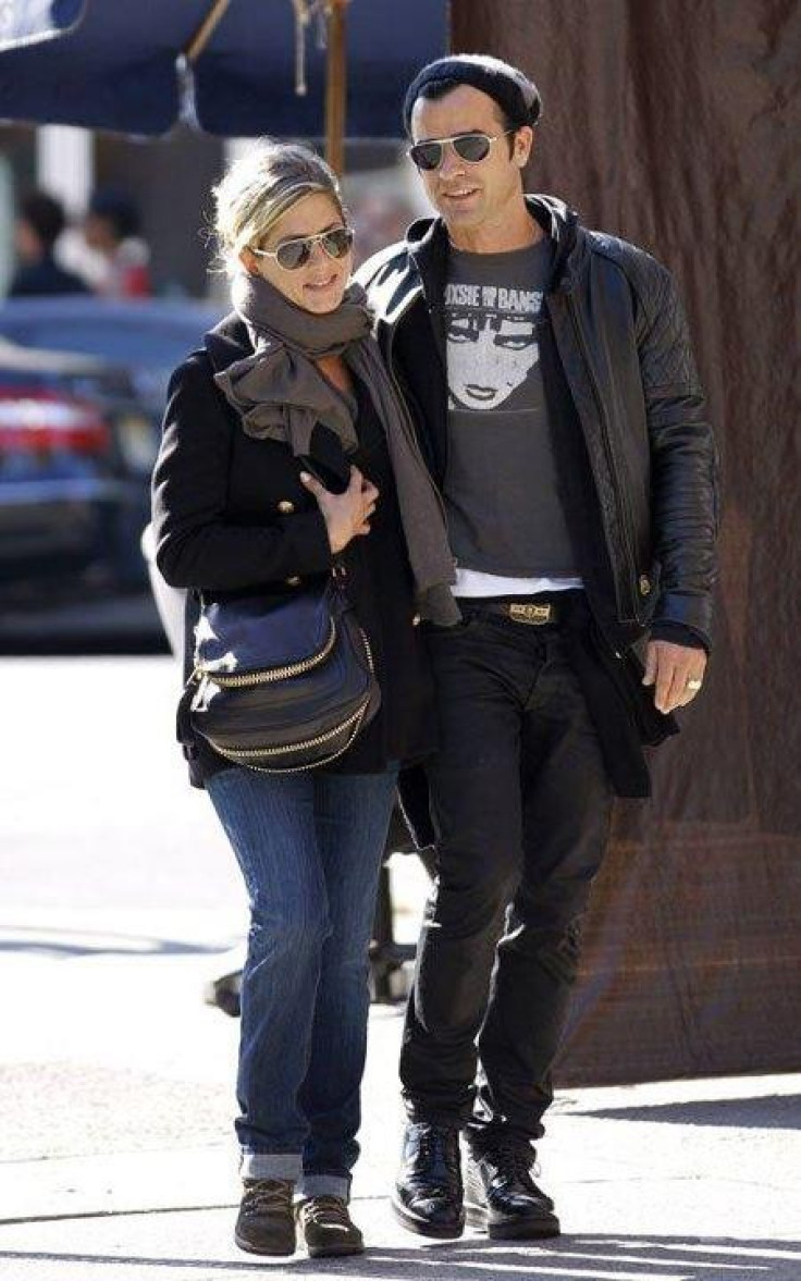 Jennifer Aniston and Justin Theroux.