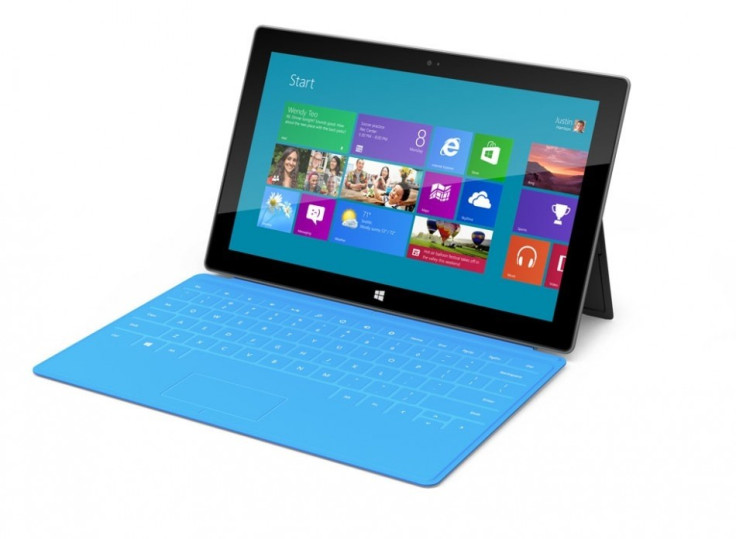 Microsoft Windows RT Arm Processor Surface tablet