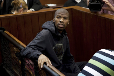 Xolile Mngeni, charged with the murder of Anni Dewani during a honeymoon visit to South Africa in 2010, appears in court in Cape Town, Reuters