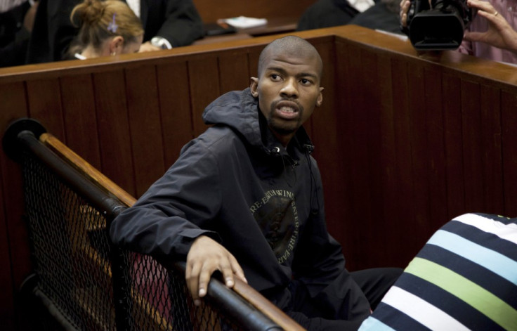 Xolile Mngeni, charged with the murder of Anni Dewani during a honeymoon visit to South Africa in 2010, appears in court in Cape Town, Reuters