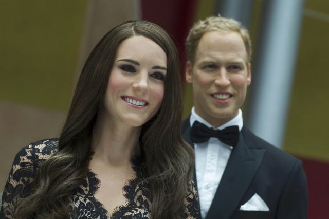 William and Kate Waxworks
