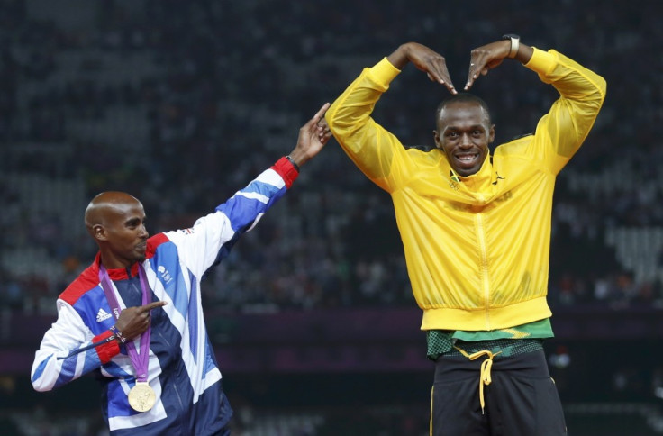 Mo Farah and Usian Bolt