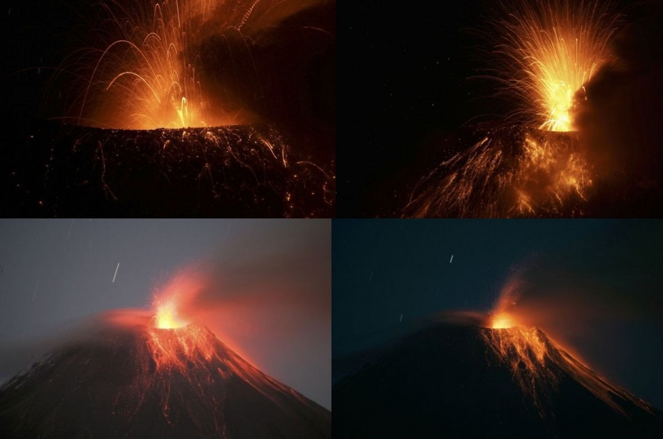 Thousands Evacuated as Ecaudor's Tungurahua Volcano Erupts [PHOTOS]