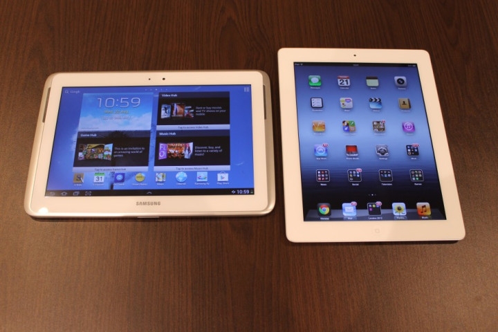 iPad vs Galaxy Note 10.1 iPad vs Galaxy Note 10.1