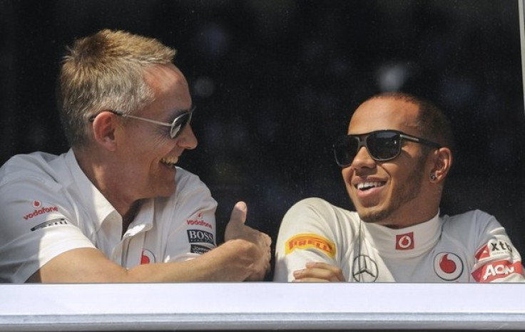 Martin Whitmarsh and Lewis Hamilton
