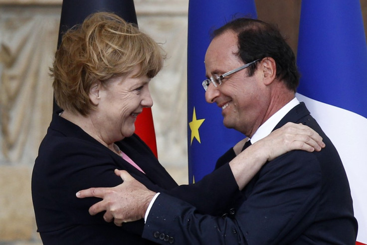 France's President Hollande and German Chancellor Merkel
