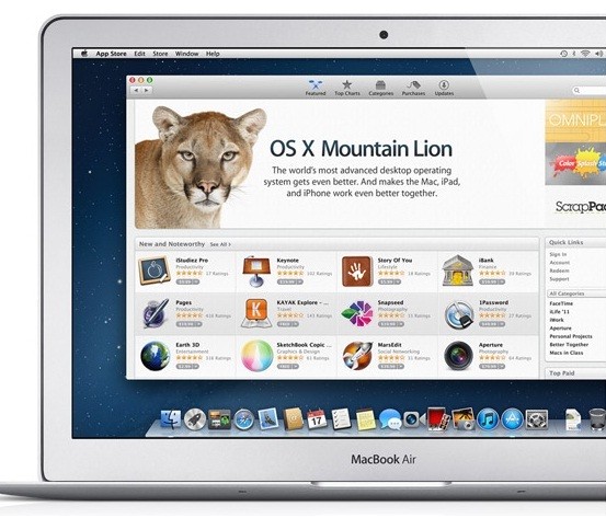 os x mountain lion upgrade