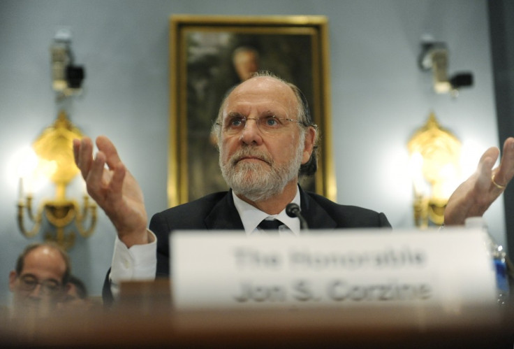 Corzine testifies about the MF Global bankruptcy during a hearing before the U.S. House Agriculture Committee on Capitol Hill in Washington
