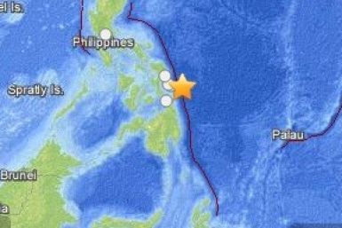 The 7.9 has struck off the east coast of the Philippines (US Geological Survey)