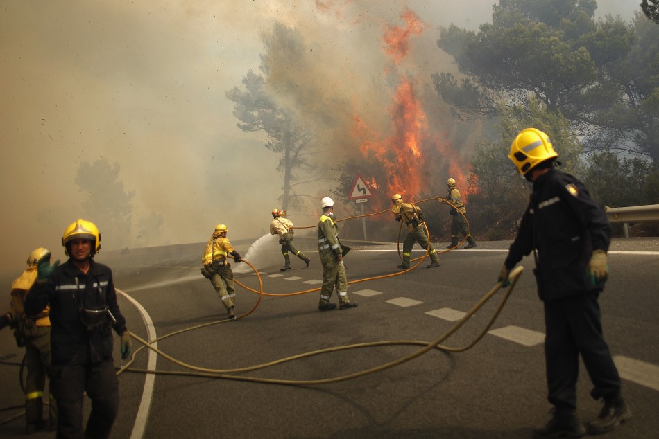 Spain fire