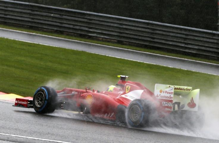 Ferrari's Felipe Massa at Spa-Francorchamps