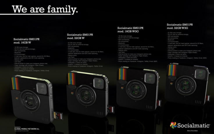 Instagram inspired socialmatic camera update 16gb 32gb sd card android os sm01pr