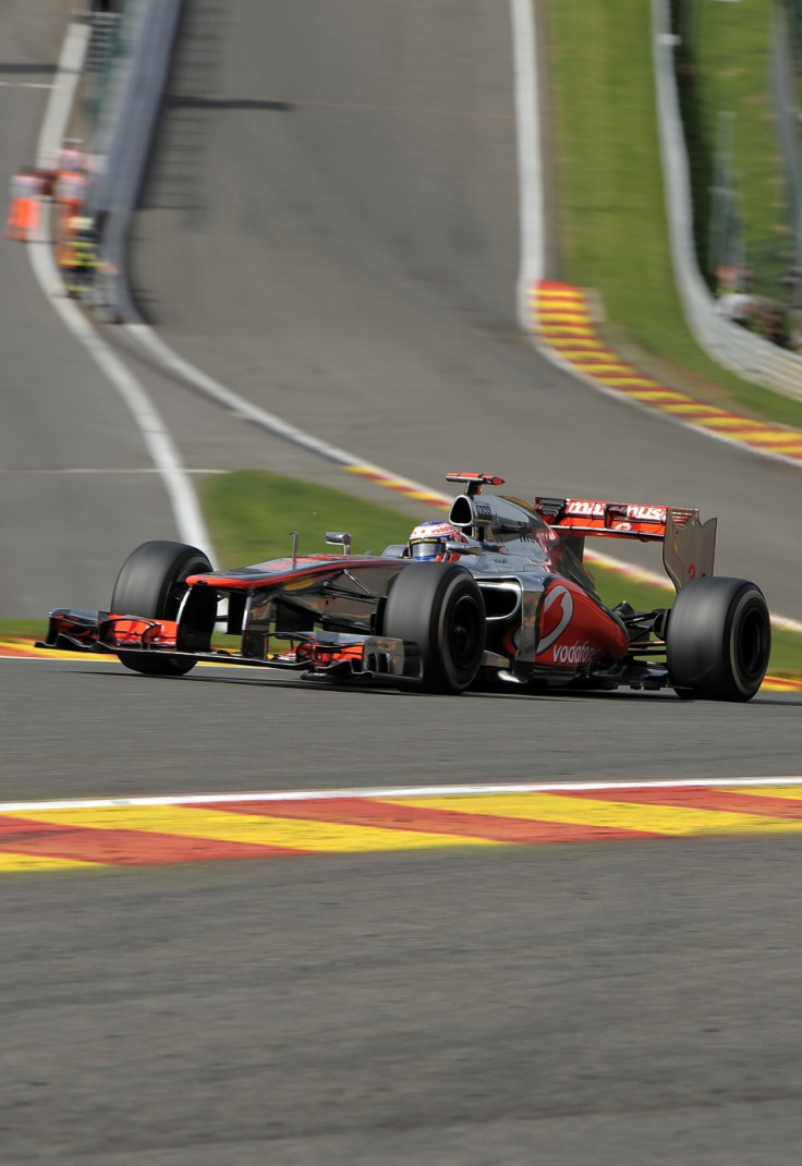 Jenson Button at Spa-Francorchamps