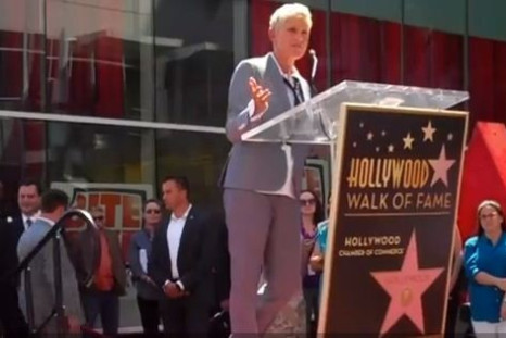 Ellen DeGeneres gets a star on the Walk of Fame