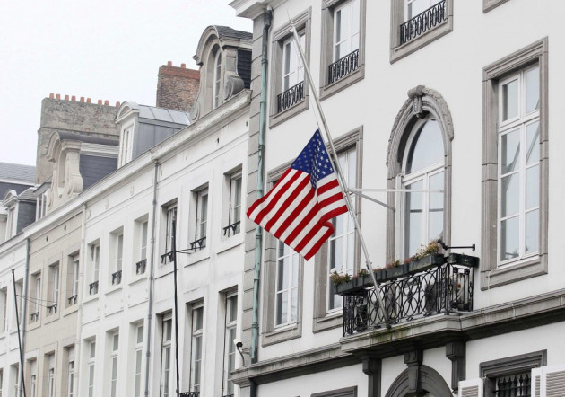 The US embassy in Brussel The US embassy in Brussel