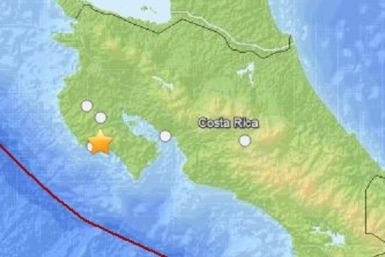 The 7.6 earthquake struck nearly 40 miles from the Costa Rica city of Liberia (USGS)