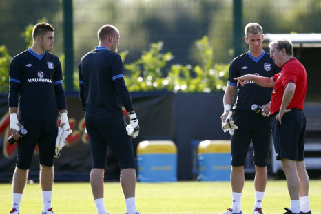 Roy Hodgson with England Goal Keepers