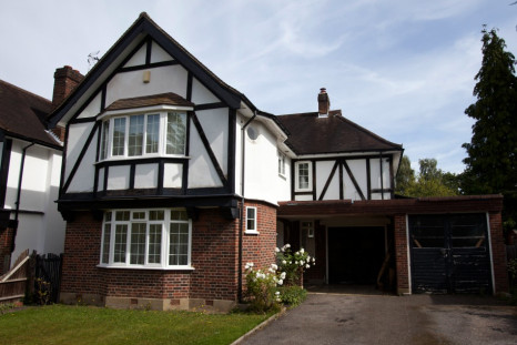 The home of Saad al-Hilli is seen in Claygate, south of London