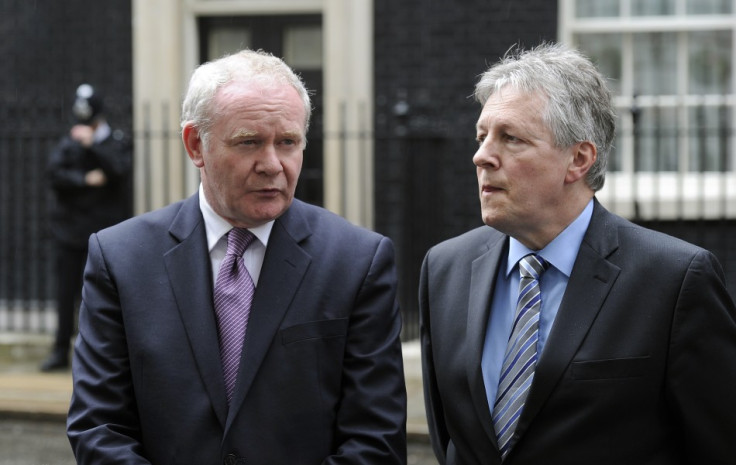 Northern Ireland's Deputy First Minister Martin McGuiness and First Minister Peter Robinson (Reuters)