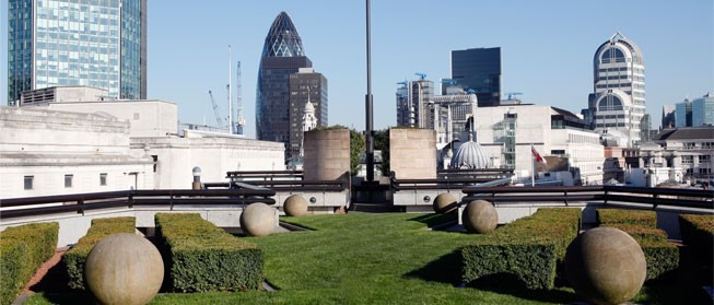 View from the Coq D’Argent 's rooftop garden (coqdargent.co.uk) View from the Coq D’Argent 's rooftop garden (coqdargent.co.uk)