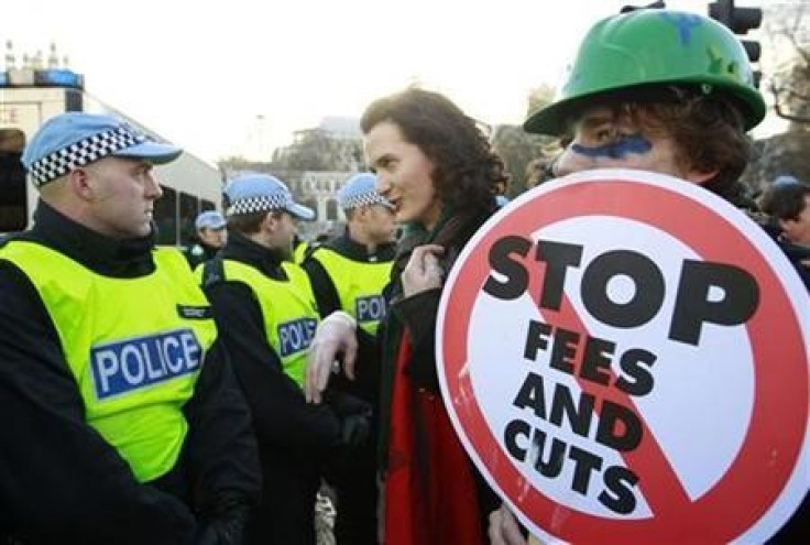 Student tuition fees protest
